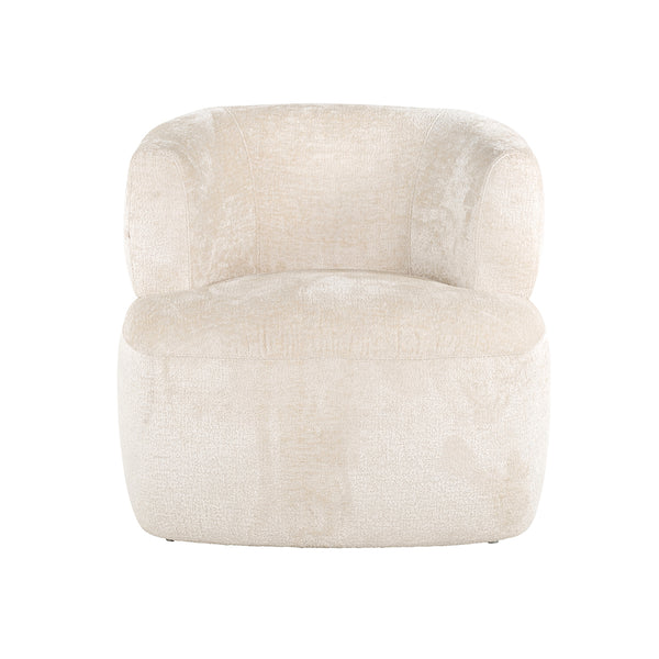 Lounge Chair Donna White Chenille (bergen 900 White Chenille)