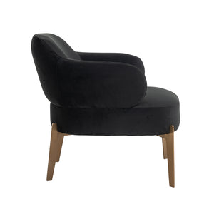 Lounge Chair Venus Antraciet Velvet Fire Retardant (fr – Quartz 801 Antraciet) – Richmond Interiors