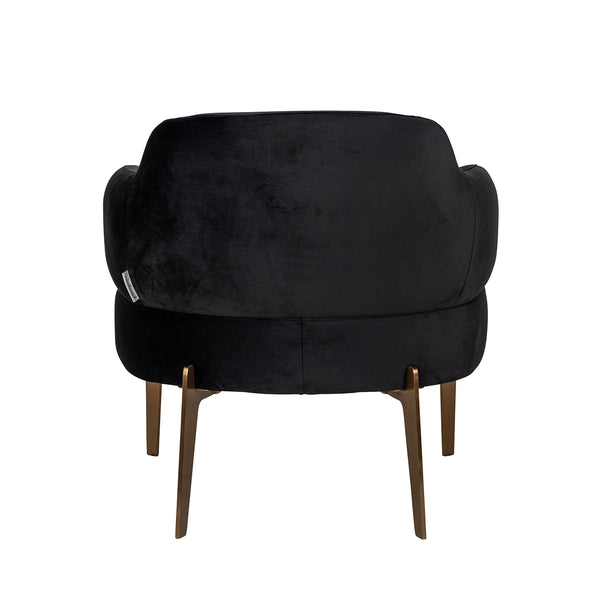 Lounge Chair Venus Antraciet Velvet Fire Retardant (fr – Quartz 801 Antraciet) – Richmond Interiors