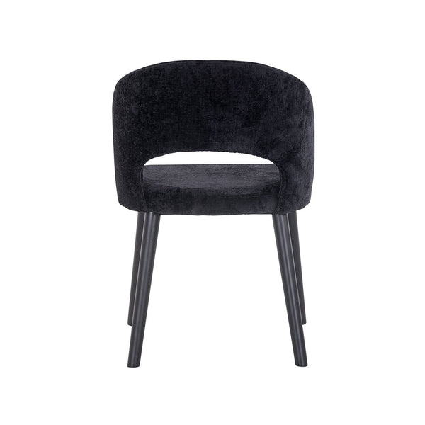 Chair Savoy Black Chenille (bergen 809 Black Chenille)