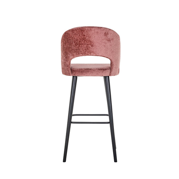 Bar Stool Savoy Rose Chenille (bergen 705 Rose Chenille)