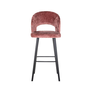 Bar Stool Savoy Rose Chenille (bergen 705 Rose Chenille)