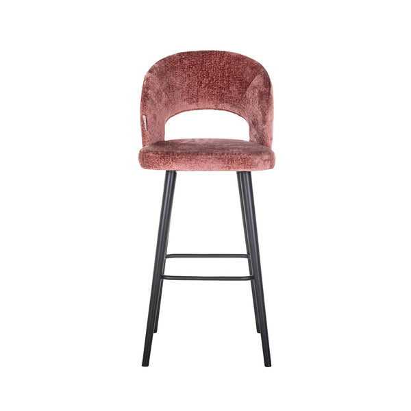 Bar Stool Savoy Rose Chenille (bergen 705 Rose Chenille)