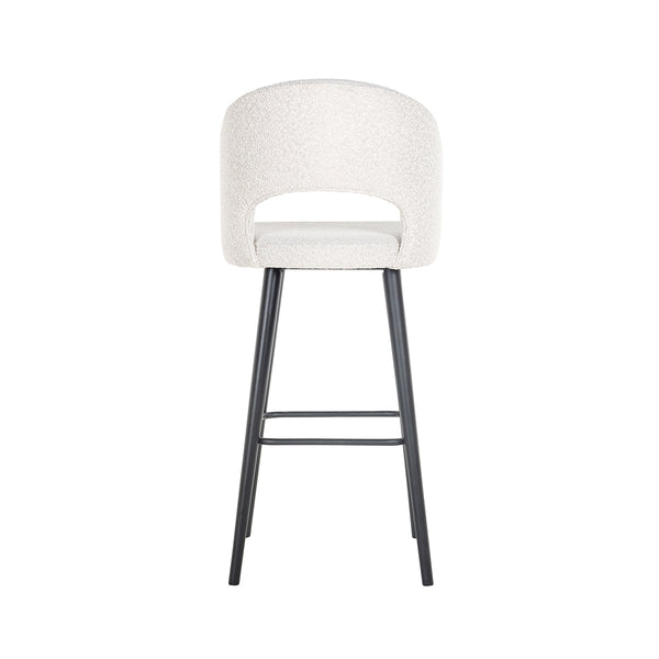 Bar Stool Savoy White Bouclé (copenhagen 900 Bouclé White)