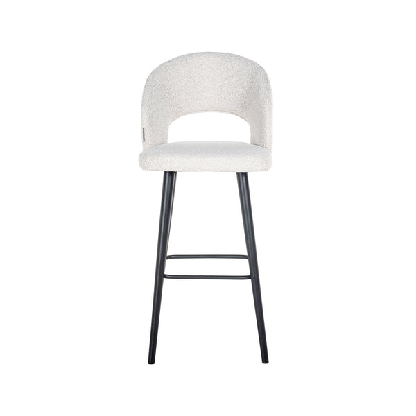 Bar Stool Savoy White Bouclé (copenhagen 900 Bouclé White)