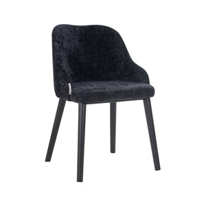 Chair Twiggy black chenille (Bergen 809 black chenille)