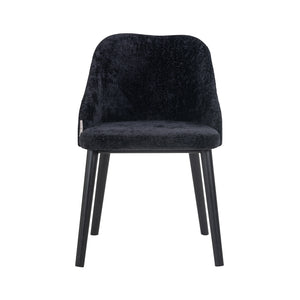 Chair Twiggy Black Chenille (bergen 809 Black Chenille)