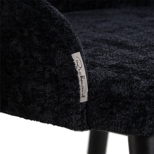 Chair Twiggy Black Chenille (bergen 809 Black Chenille)