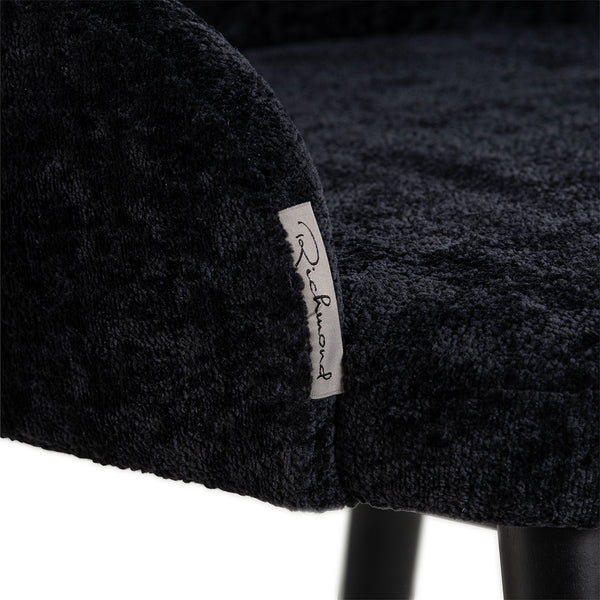 Chair Twiggy Black Chenille (bergen 809 Black Chenille)