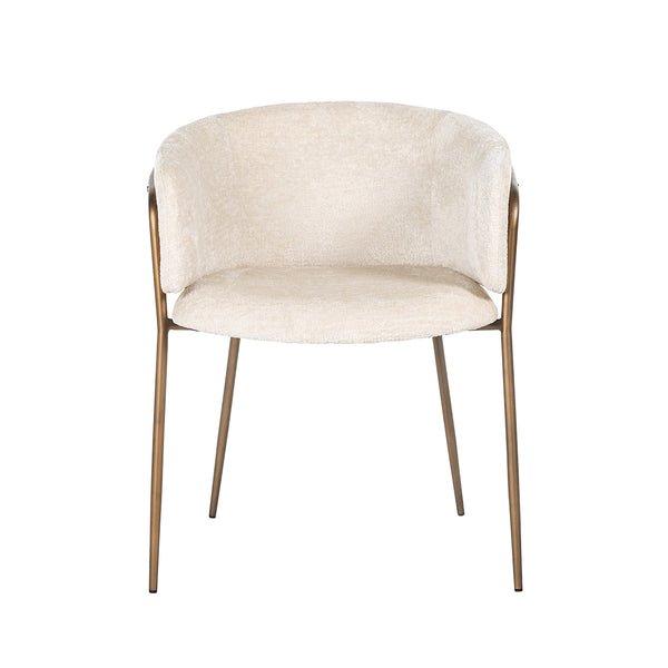 Chair Minerva White Chenille Fire Retardant (fr – Bergen 900 White Chenille) – Richmond Interiors
