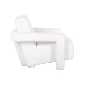 Lounge Chair Casey White Furry Fire Retardant (himalaya 900 White Furry) – Richmond Interiors