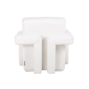 Lounge Chair Casey White Furry Fire Retardant (himalaya 900 White Furry) – Richmond Interiors