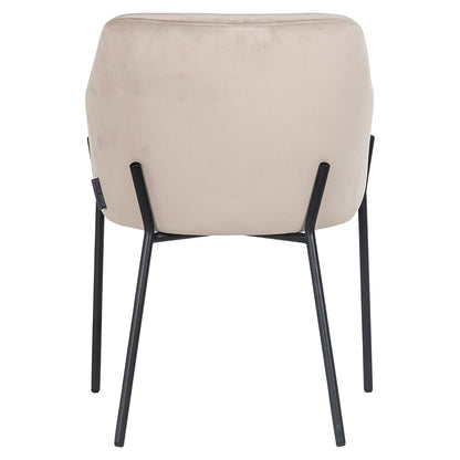 Chair Fay khaki velvet fire retardant (FR-Quartz 903 Khaki)- Richmond Interiors