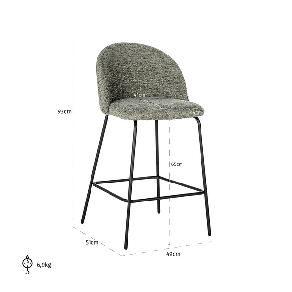 Counter Stool Alyssa Thyme Fusion (fusion Thyme 206)