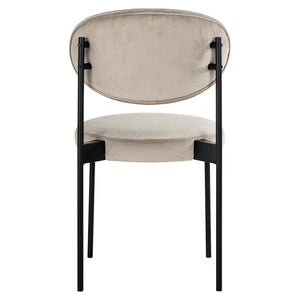 Chair Kaylee Khaki Velvet (quartz Khaki 903)