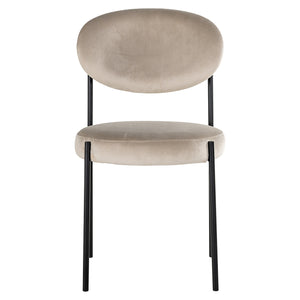 Chair Kaylee Khaki Velvet (quartz Khaki 903)