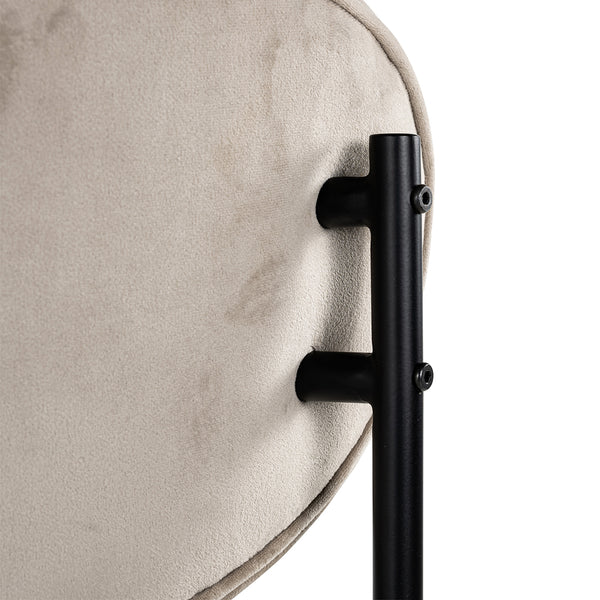 Chair Kaylee Khaki Velvet (quartz Khaki 903)