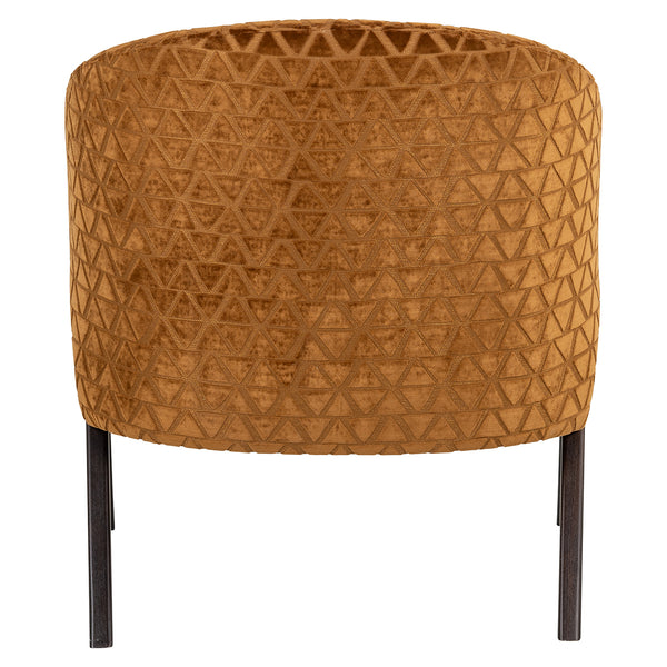 Lounge Chair Mia Gold Triangle (triangle 2013 Old Gold)