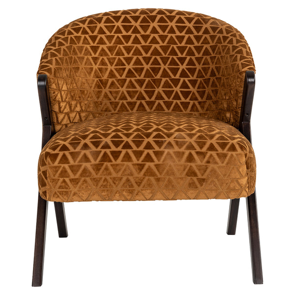 Lounge Chair Mia Gold Triangle (triangle 2013 Old Gold)