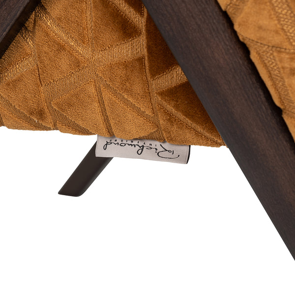 Lounge Chair Mia Gold Triangle (triangle 2013 Old Gold)