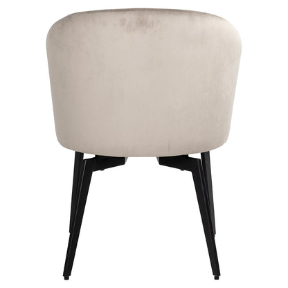 Chair Amphara khaki velvet fire retardant (FR-Quartz 903 Khaki)- Richmond Interiors