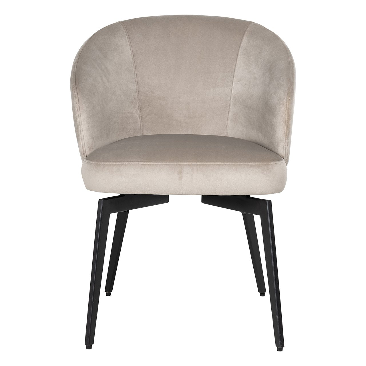 Chair Amphara khaki velvet fire retardant (FR-Quartz 903 Khaki)- Richmond Interiors