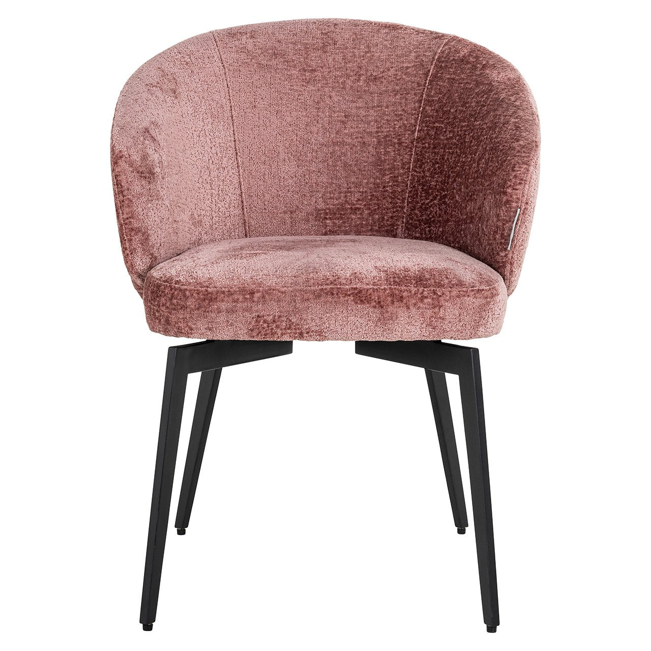 Chair Amphara rose chenille fire retardant (Bergen 705 rose chenille)- Richmond Interiors