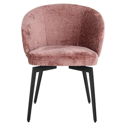 Chair Amphara rose chenille fire retardant (Bergen 705 rose chenille)- Richmond Interiors