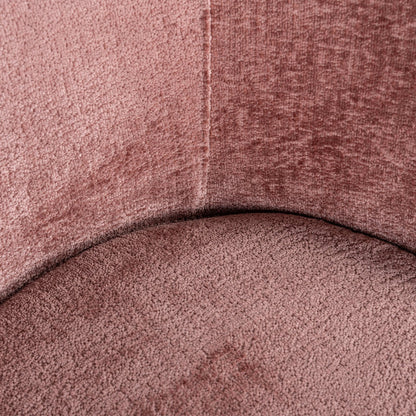 Chair Amphara rose chenille fire retardant (Bergen 705 rose chenille)- Richmond Interiors