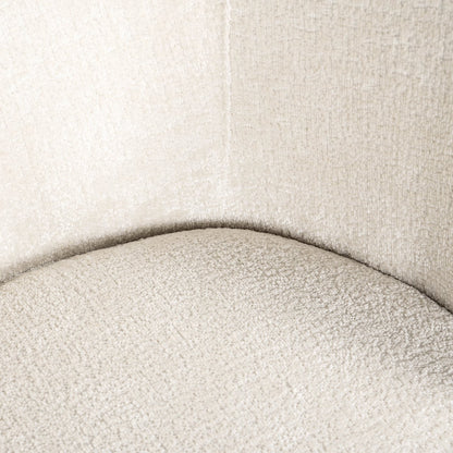 Chair Amphara white chenille fire retardant (FR-Bergen 900 white chenille)- Richmond Interiors