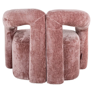 Lounge Chair Dana Rose Chenille (bergen 705 Rose Chenille)