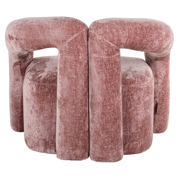 Lounge Chair Dana Rose Chenille (bergen 705 Rose Chenille)