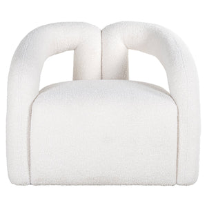 Lounge Chair Dana White Furry (himalaya 900 White Furry)