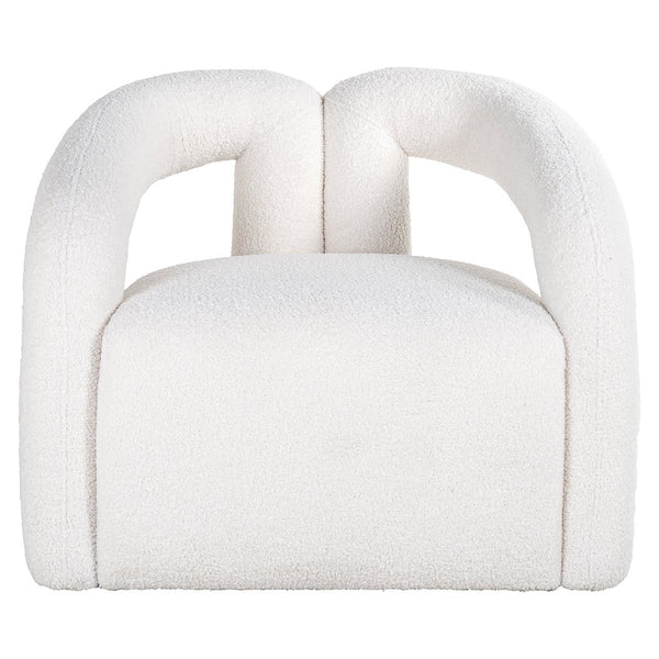 Lounge Chair Dana White Furry (himalaya 900 White Furry)