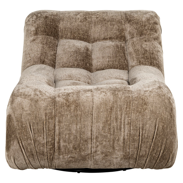 Swivel Lounge Chair Rosy Taupe Chenille (bergen 104 Taupe Chenille)