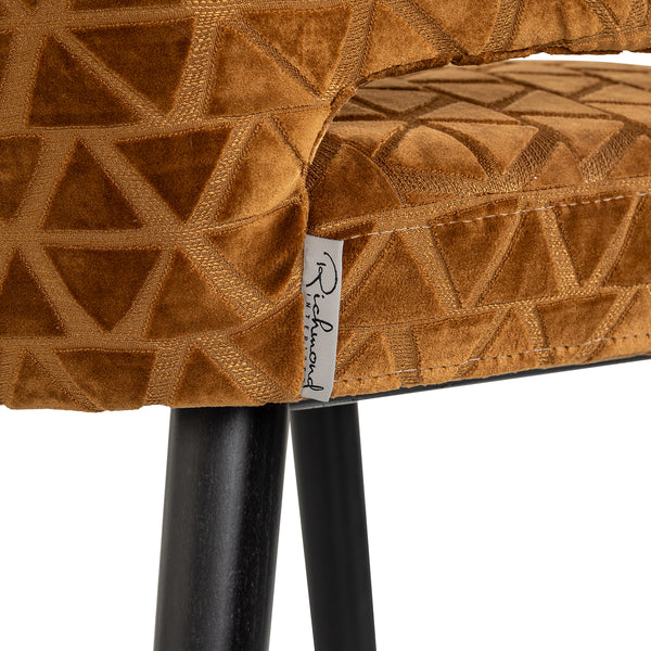 Counter Stool Indigo Gold Triangle (triangle 2013 Old Gold)