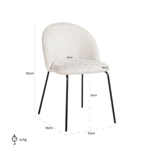 Chair Alyssa Shell Fusion