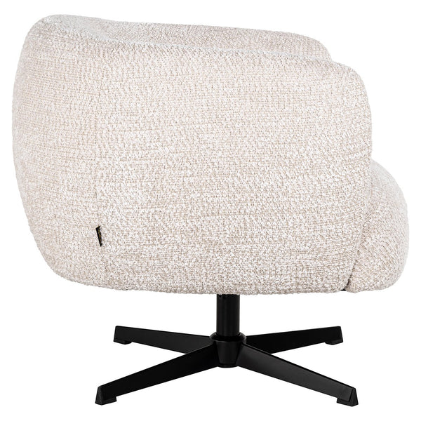 Swivel Lounge Chair Estelle (be Lovely 11 Cream)