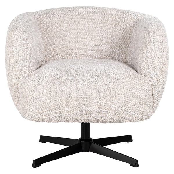 Swivel Lounge Chair Estelle (be Lovely 11 Cream)
