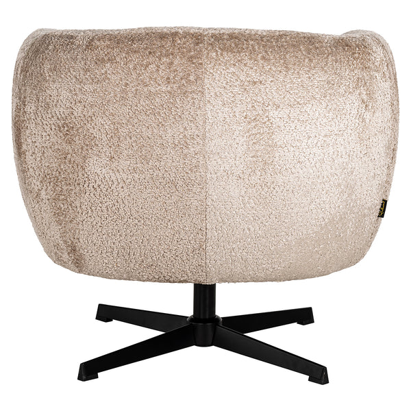 Swivel Lounge Chair Estelle (sheep 01 Nature)