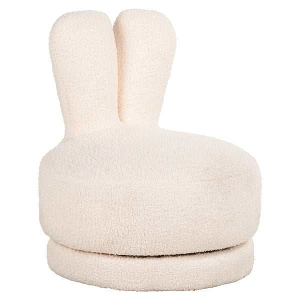 Kids swivel lounge Bunny (Teddy 14 White)