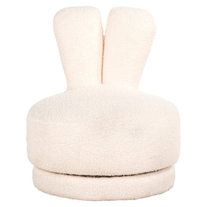 Kids Swivel Lounge Bunny (teddy 14 White)