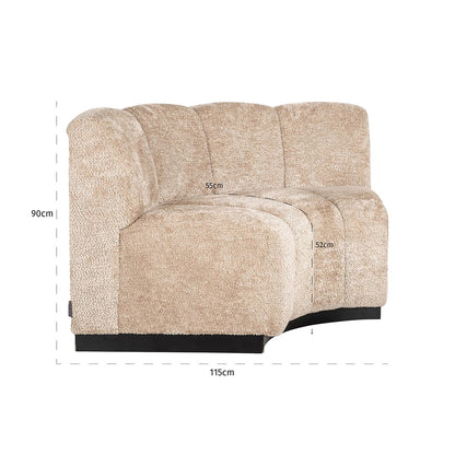 Dining Corner bench Hillpark fire retardant- Richmond Interiors