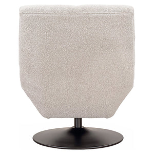 Swivel Chair Sydney White Bouclé Fire Retardant (fr – Copenhagen 900 Bouclé White) – Richmond Interiors