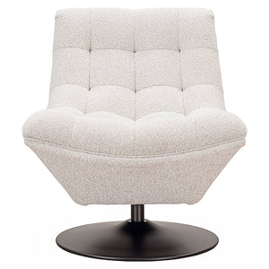 Swivel Chair Sydney White Bouclé Fire Retardant (fr – Copenhagen 900 Bouclé White) – Richmond Interiors