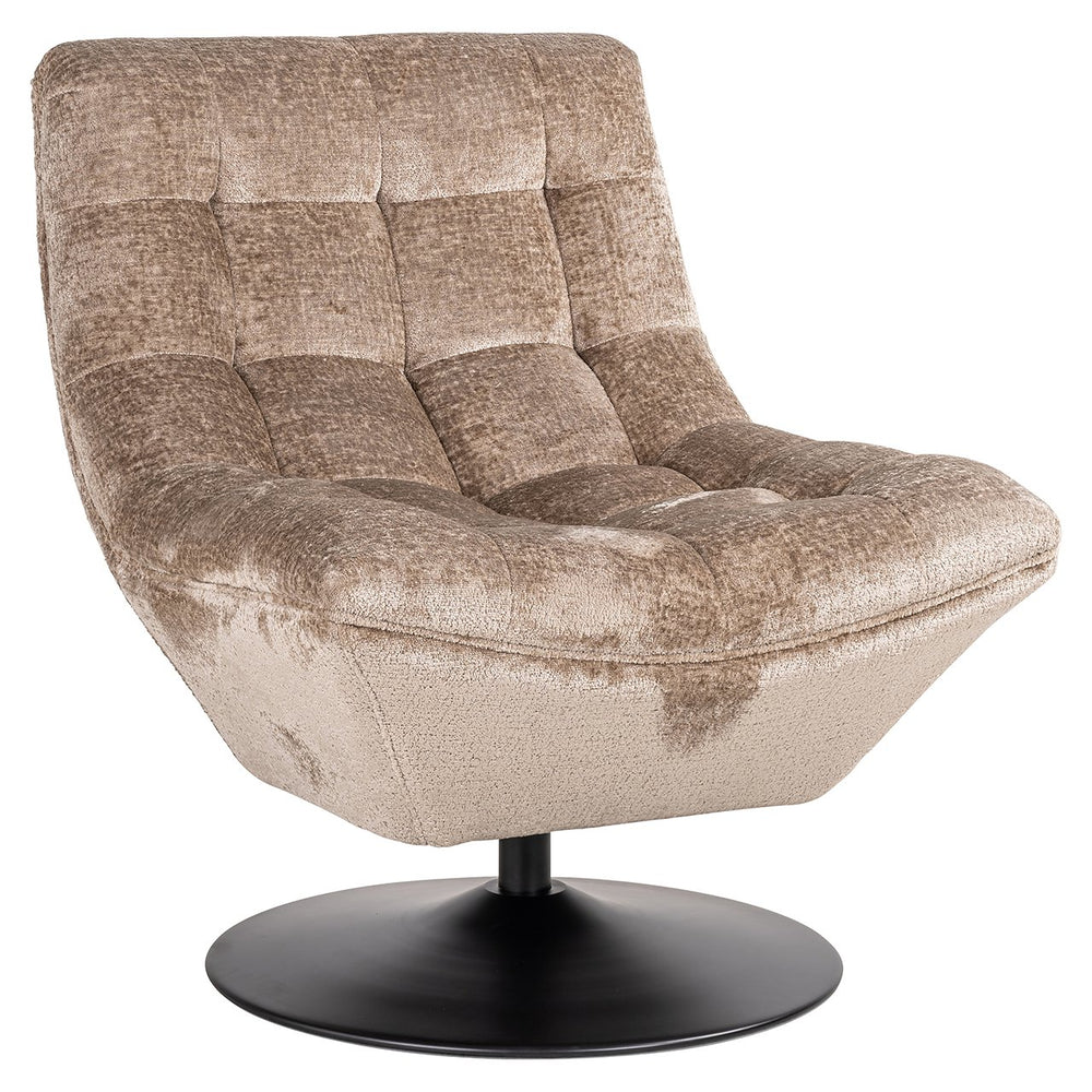 Swivel chair Sydney taupe chenille (Bergen 104 taupe chenille)
