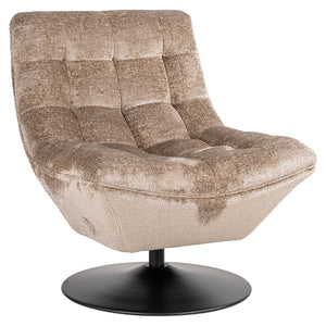 Swivel chair Sydney taupe chenille (Bergen 104 taupe chenille)