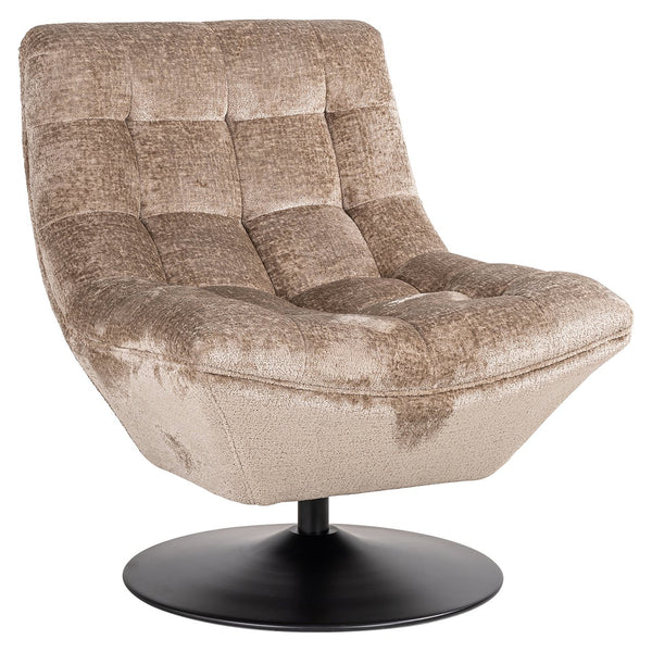 Swivel chair Sydney taupe chenille (Bergen 104 taupe chenille)