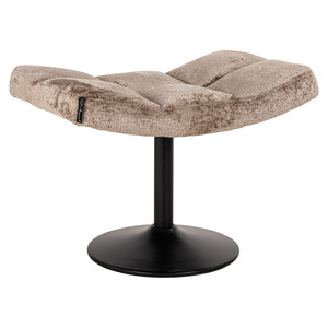 Hocker Sydney taupe chenille (Bergen 104 taupe chenille)
