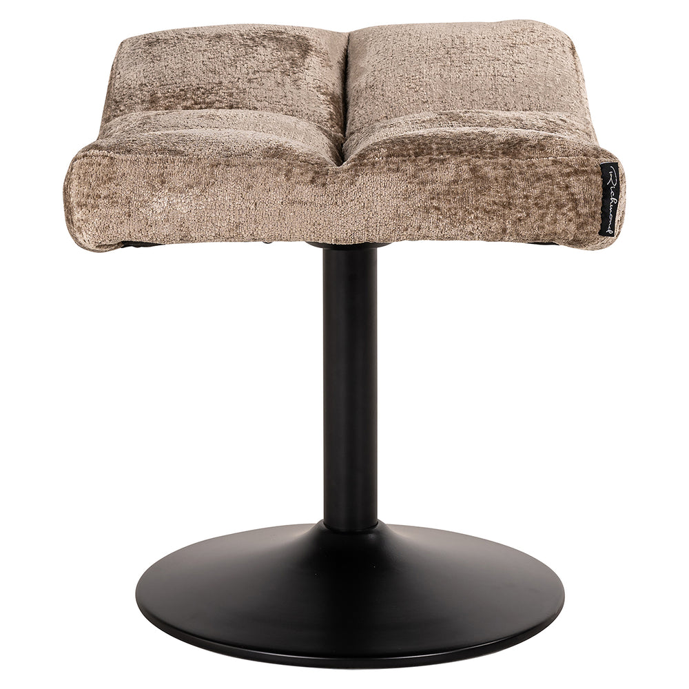 Hocker Sydney taupe chenille (Bergen 104 taupe chenille)